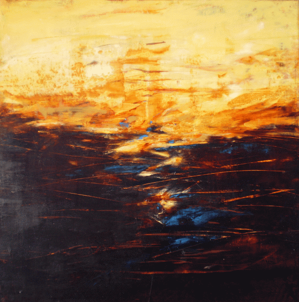 24 "x 24" oil on wood panel