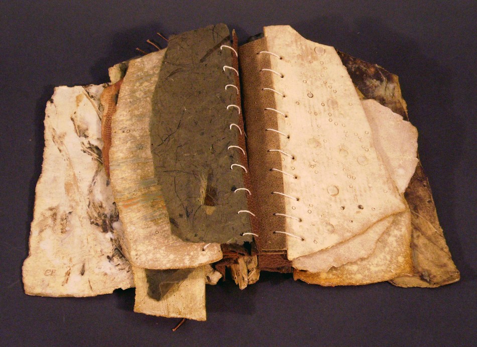 Formation; ceramic and mixed media artist's book