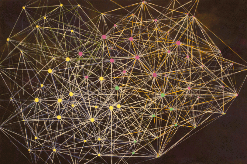 Untitled (Dream 2), 24" x 36", oil and wax on panel