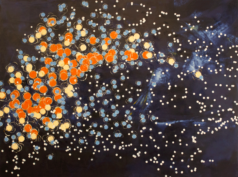 Untitled (Dream),36" x 48", oil and wax on panel