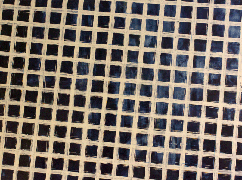 Untitled (Logic 2), 36" x 48", oil and wax on panel