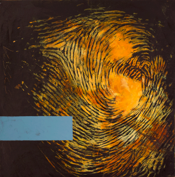 535539; 24" x 24", oil and wax on panel