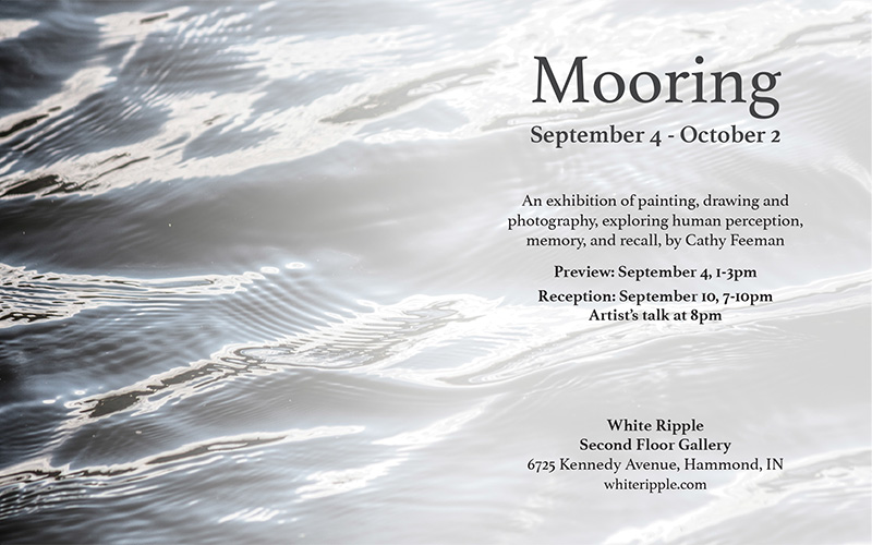 White Ripple printed flyer single